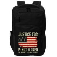Justice For P Nut And Fred The Squirrel And Peanut Justice Impact Tech Backpack