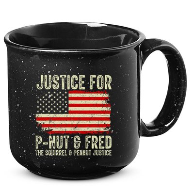 Justice For P Nut And Fred The Squirrel And Peanut Justice 15oz Campfire Ceramic Mug