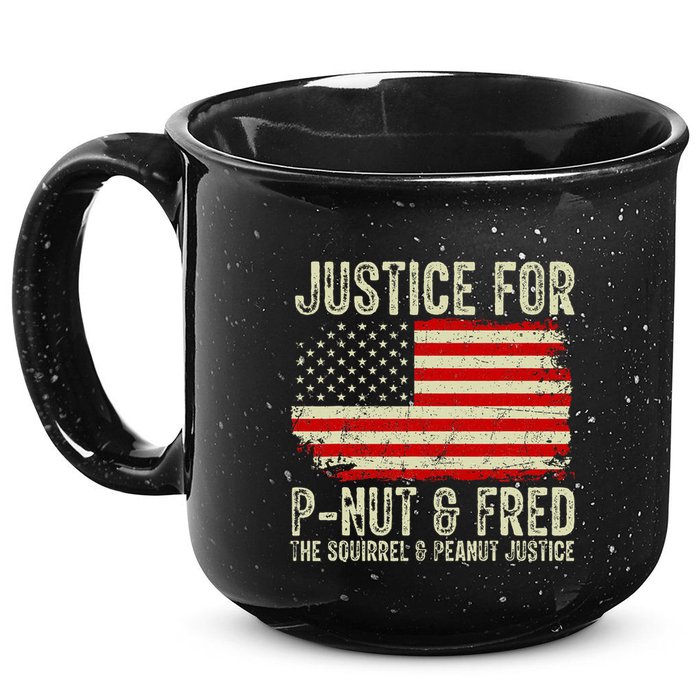 Justice For P Nut And Fred The Squirrel And Peanut Justice 15oz Campfire Ceramic Mug
