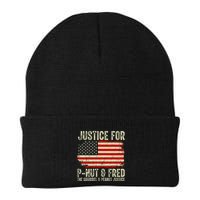 Justice For P Nut And Fred The Squirrel And Peanut Justice Knit Cap Winter Beanie