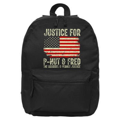 Justice For P Nut And Fred The Squirrel And Peanut Justice 16 in Basic Backpack