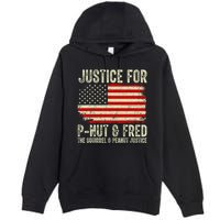 Justice For P Nut And Fred The Squirrel And Peanut Justice Premium Pullover Hoodie