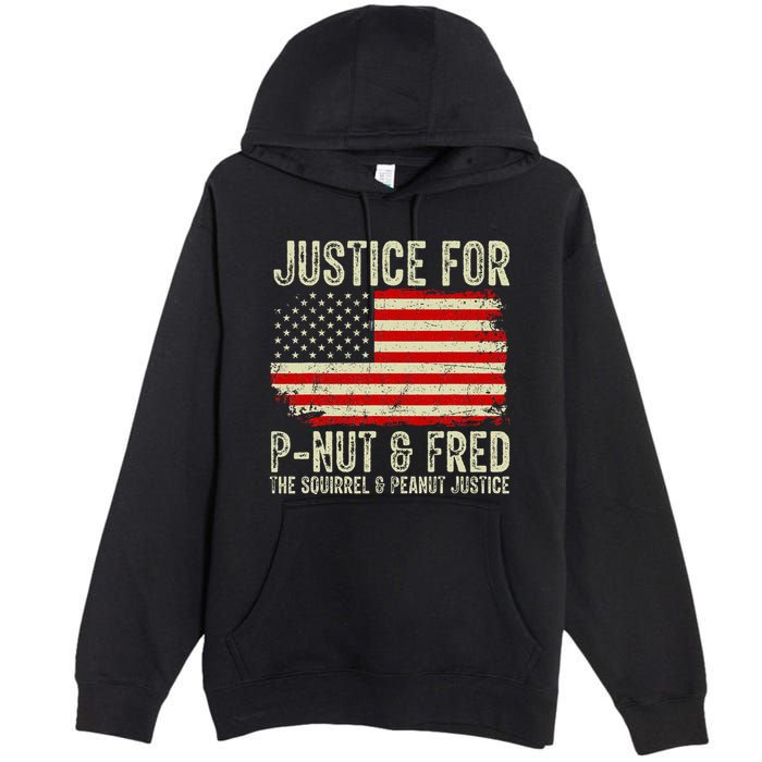 Justice For P Nut And Fred The Squirrel And Peanut Justice Premium Pullover Hoodie