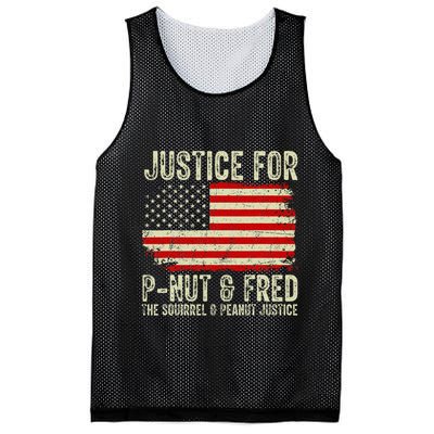 Justice For P Nut And Fred The Squirrel And Peanut Justice Mesh Reversible Basketball Jersey Tank