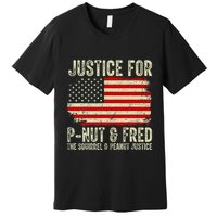 Justice For P Nut And Fred The Squirrel And Peanut Justice Premium T-Shirt