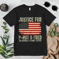 Justice For P Nut And Fred The Squirrel And Peanut Justice Premium T-Shirt