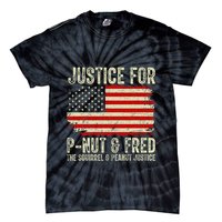 Justice For P Nut And Fred The Squirrel And Peanut Justice Tie-Dye T-Shirt