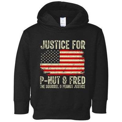 Justice For P Nut And Fred The Squirrel And Peanut Justice Toddler Hoodie