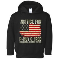 Justice For P Nut And Fred The Squirrel And Peanut Justice Toddler Hoodie