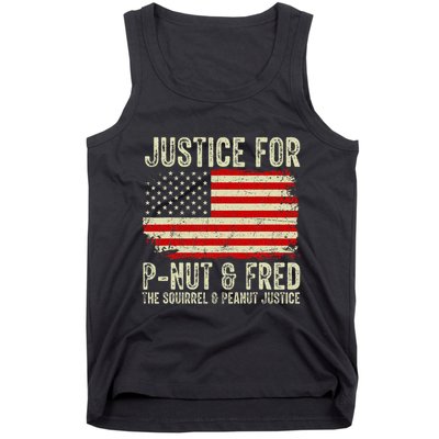 Justice For P Nut And Fred The Squirrel And Peanut Justice Tank Top
