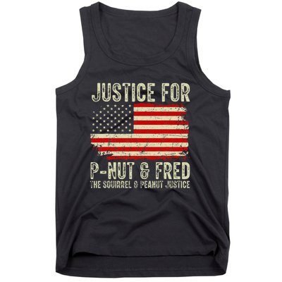 Justice For P Nut And Fred The Squirrel And Peanut Justice Tank Top