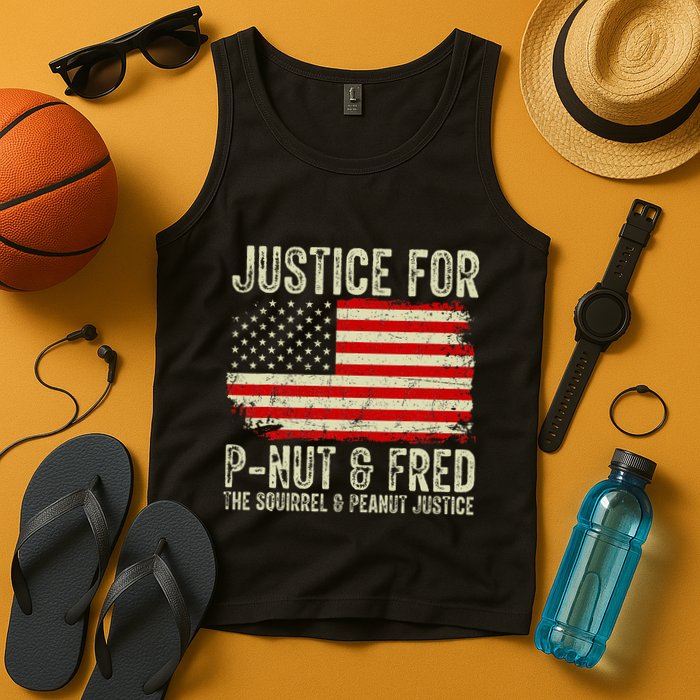 Justice For P Nut And Fred The Squirrel And Peanut Justice Tank Top
