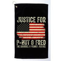 Justice For P Nut And Fred The Squirrel And Peanut Justice Golf Towel