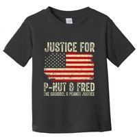 Justice For P Nut And Fred The Squirrel And Peanut Justice Toddler T-Shirt