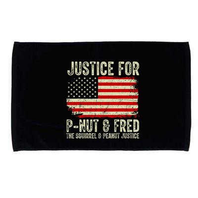 Justice For P Nut And Fred The Squirrel And Peanut Justice Microfiber Hand Towel