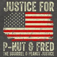 Justice For P Nut And Fred The Squirrel And Peanut Justice Vector Backpack