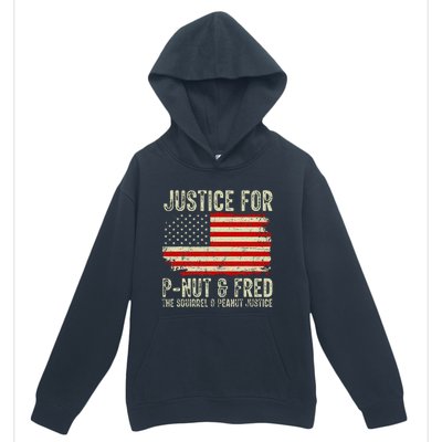 Justice For P Nut And Fred The Squirrel And Peanut Justice Urban Pullover Hoodie