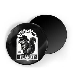 Justice For Peanut The Squirrel Funny Wanted Peanut Squirrel Gift Magnet