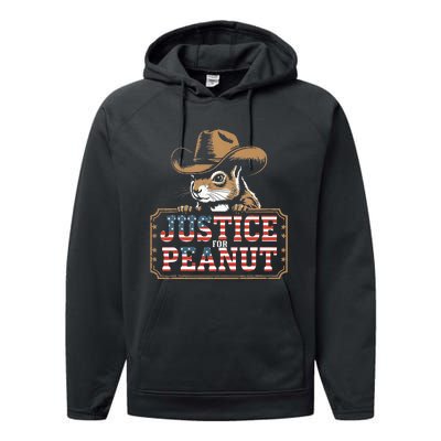 Justice For Peanut The Squirrel Peanut Squirrel Performance Fleece Hoodie