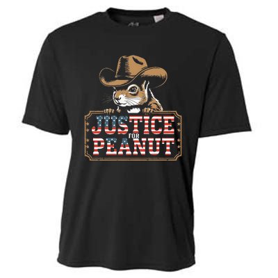 Justice For Peanut The Squirrel Peanut Squirrel Cooling Performance Crew T-Shirt