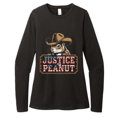 Justice For Peanut The Squirrel Peanut Squirrel Womens CVC Long Sleeve Shirt