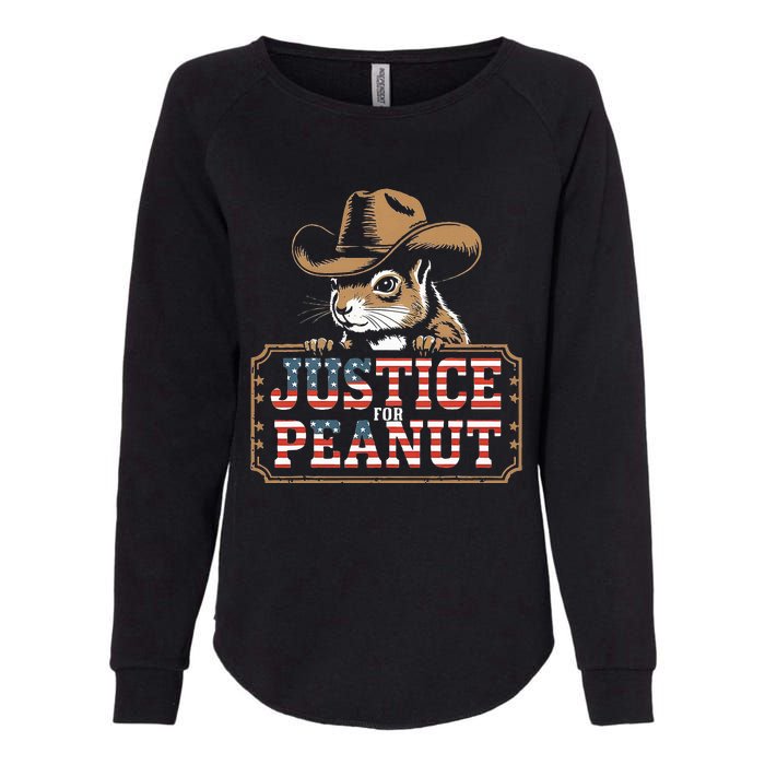 Justice For Peanut The Squirrel Peanut Squirrel Womens California Wash Sweatshirt