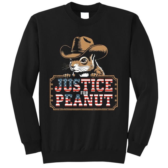 Justice For Peanut The Squirrel Peanut Squirrel Tall Sweatshirt