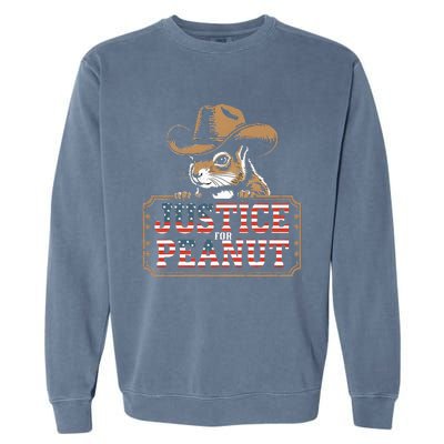 Justice For Peanut The Squirrel Peanut Squirrel Garment-Dyed Sweatshirt