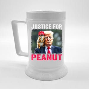 Justice For Peanut The Squirrel Trump 2024 Gift Beer Stein