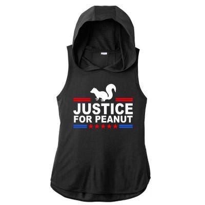 Justice For Peanut The Squirrel 2024 Ladies PosiCharge Tri-Blend Wicking Draft Hoodie Tank