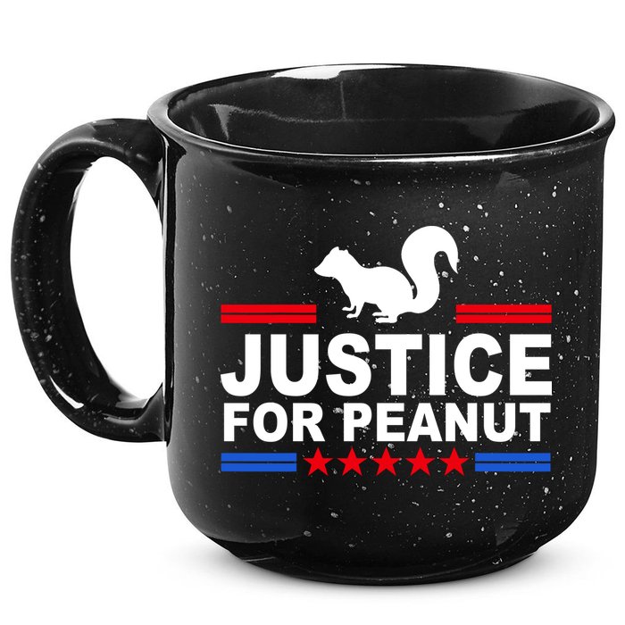 Justice For Peanut The Squirrel 2024 15oz Campfire Ceramic Mug
