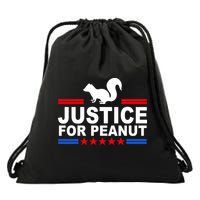 Justice For Peanut The Squirrel 2024 Drawstring Bag