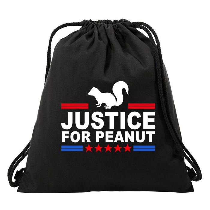 Justice For Peanut The Squirrel 2024 Drawstring Bag