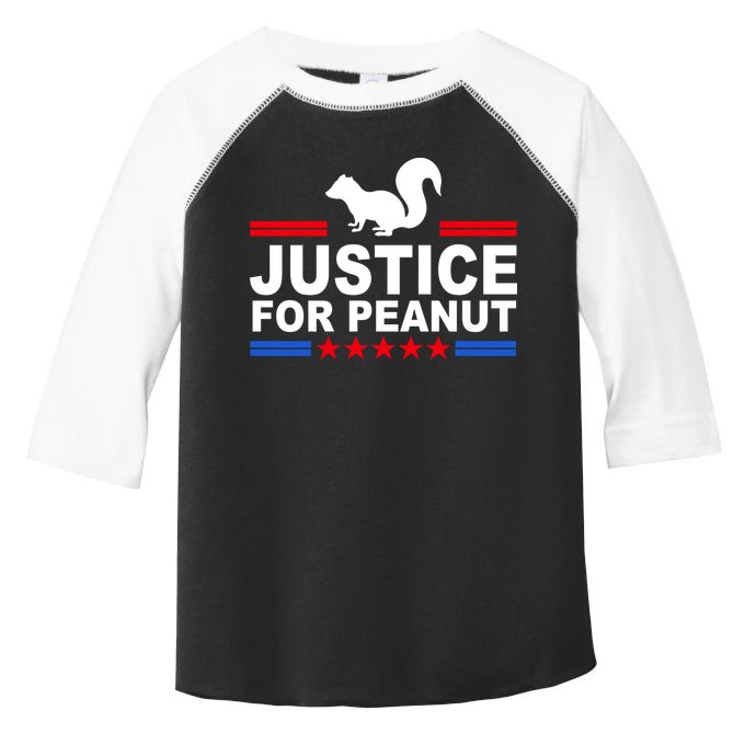 Justice For Peanut The Squirrel 2024 Toddler Fine Jersey T-Shirt