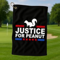 Justice For Peanut The Squirrel 2024 Golf Towel