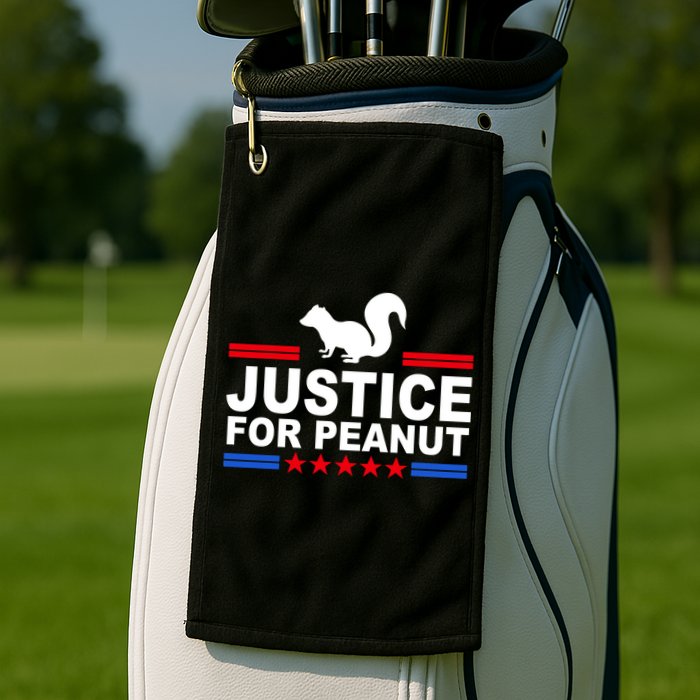 Justice For Peanut The Squirrel 2024 Golf Towel