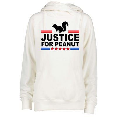 Justice For Peanut The Squirrel 2024 Womens Funnel Neck Pullover Hood