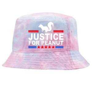 Justice For Peanut The Squirrel 2024 Tie-Dyed Bucket Hat