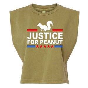 Justice For Peanut The Squirrel 2024 Garment-Dyed Women's Muscle Tee