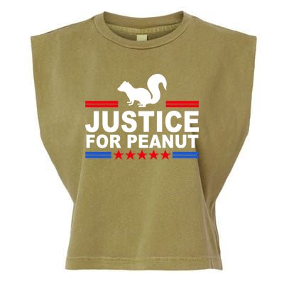 Justice For Peanut The Squirrel 2024 Garment-Dyed Women's Muscle Tee