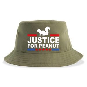 Justice For Peanut The Squirrel 2024 Sustainable Bucket Hat