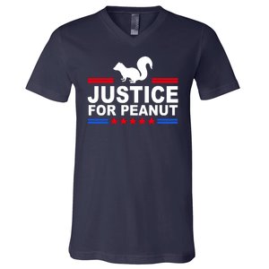 Justice For Peanut The Squirrel 2024 V-Neck T-Shirt