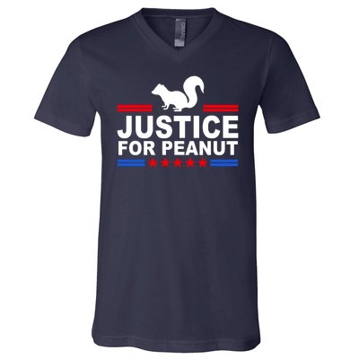 Justice For Peanut The Squirrel 2024 V-Neck T-Shirt