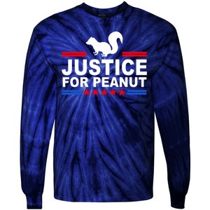 Justice For Peanut The Squirrel 2024 Tie-Dye Long Sleeve Shirt