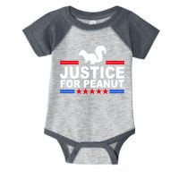 Justice For Peanut The Squirrel 2024 Infant Baby Jersey Bodysuit