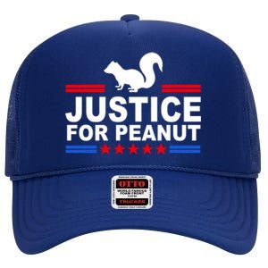 Justice For Peanut The Squirrel 2024 High Crown Mesh Back Trucker Hat