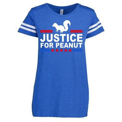 Justice For Peanut The Squirrel 2024 Enza Ladies Jersey Football T-Shirt