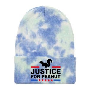 Justice For Peanut The Squirrel 2024 Tie Dye 12in Knit Beanie