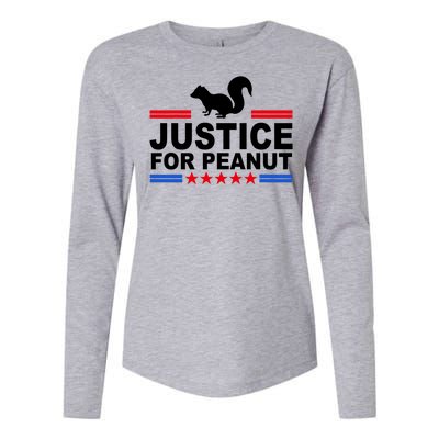 Justice For Peanut The Squirrel 2024 Womens Cotton Relaxed Long Sleeve T-Shirt