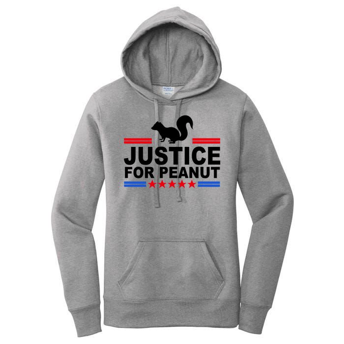 Justice For Peanut The Squirrel 2024 Women's Pullover Hoodie